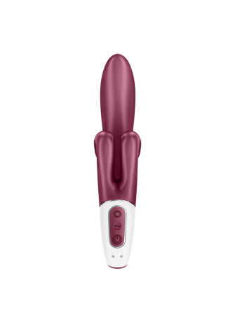 Vibromasseur rabbit point G rouge double stimulation clitoridienne Touch Me Satisfyer - CC597811SA